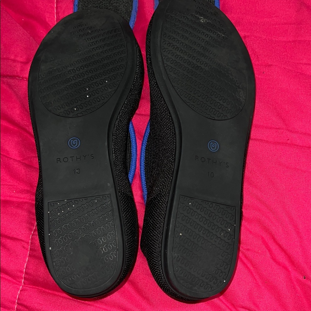Rothy's "The Flat" Black solid size 10 - image 8